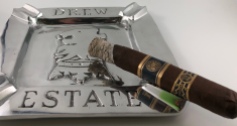 Drew Estate Dojo Dogma back label ashtray